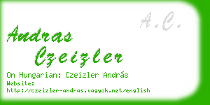 andras czeizler business card